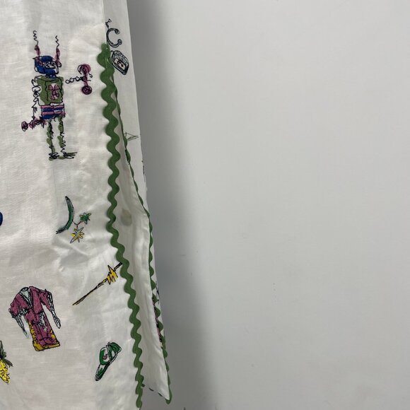 NWOT !Alemais play embroidered midi dress - Picture 10 of 14